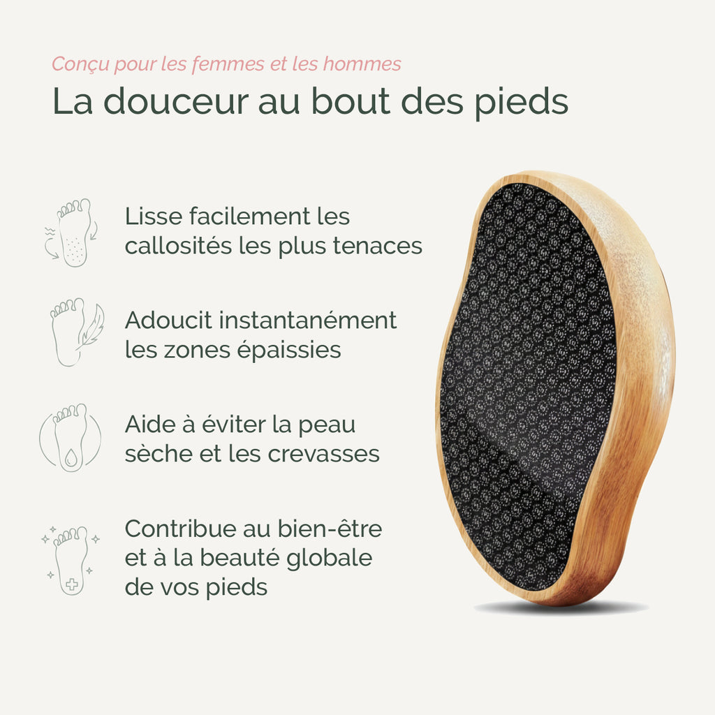 Lime pour pieds - nano verre