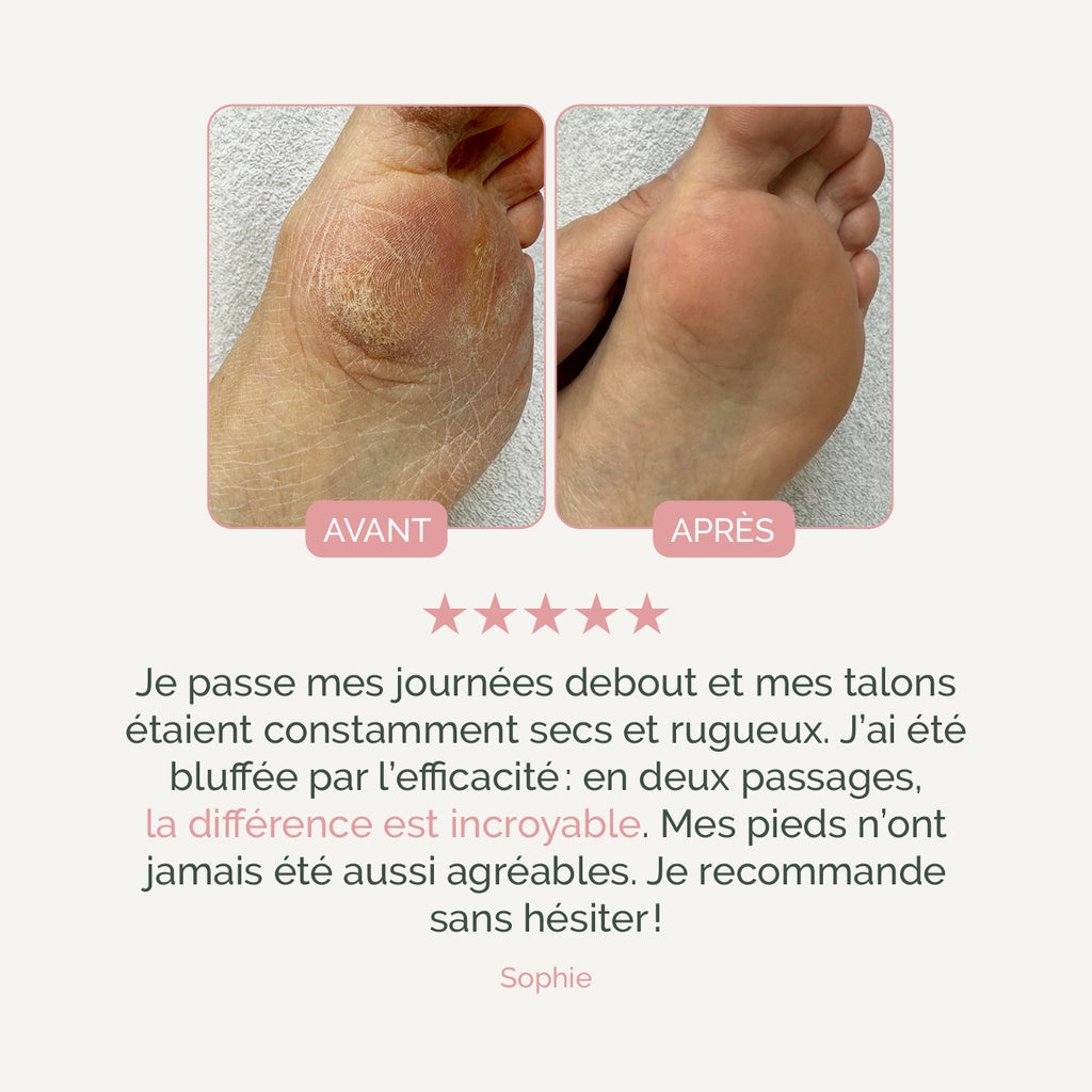 Lime pour pieds - nano verre